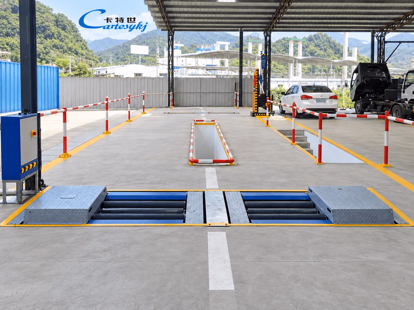Roller Brake Tester With Axle Load | CTFZ-3B/CTFZ-10B/CTFZ-13B product image 1